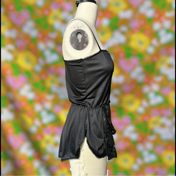Vintage black teddy romper - Picture 2 of 10